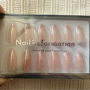Nail Reformation Press-On Nails in Sheer Nude Pink